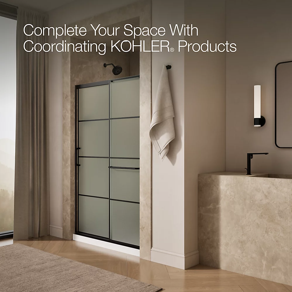 Kohler 707613-8G80-BL Elate 5/16 Shower Door 75 1/2 X 47 5/8