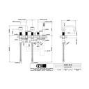 Gessi 58140 Inciso Five Hole Bath Mixer With Spout And Diverter Chrome 2