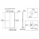 Kohler 707613-8G81-BL Elate 5/16 Shower Door 75 1/2 X 47 5/8
