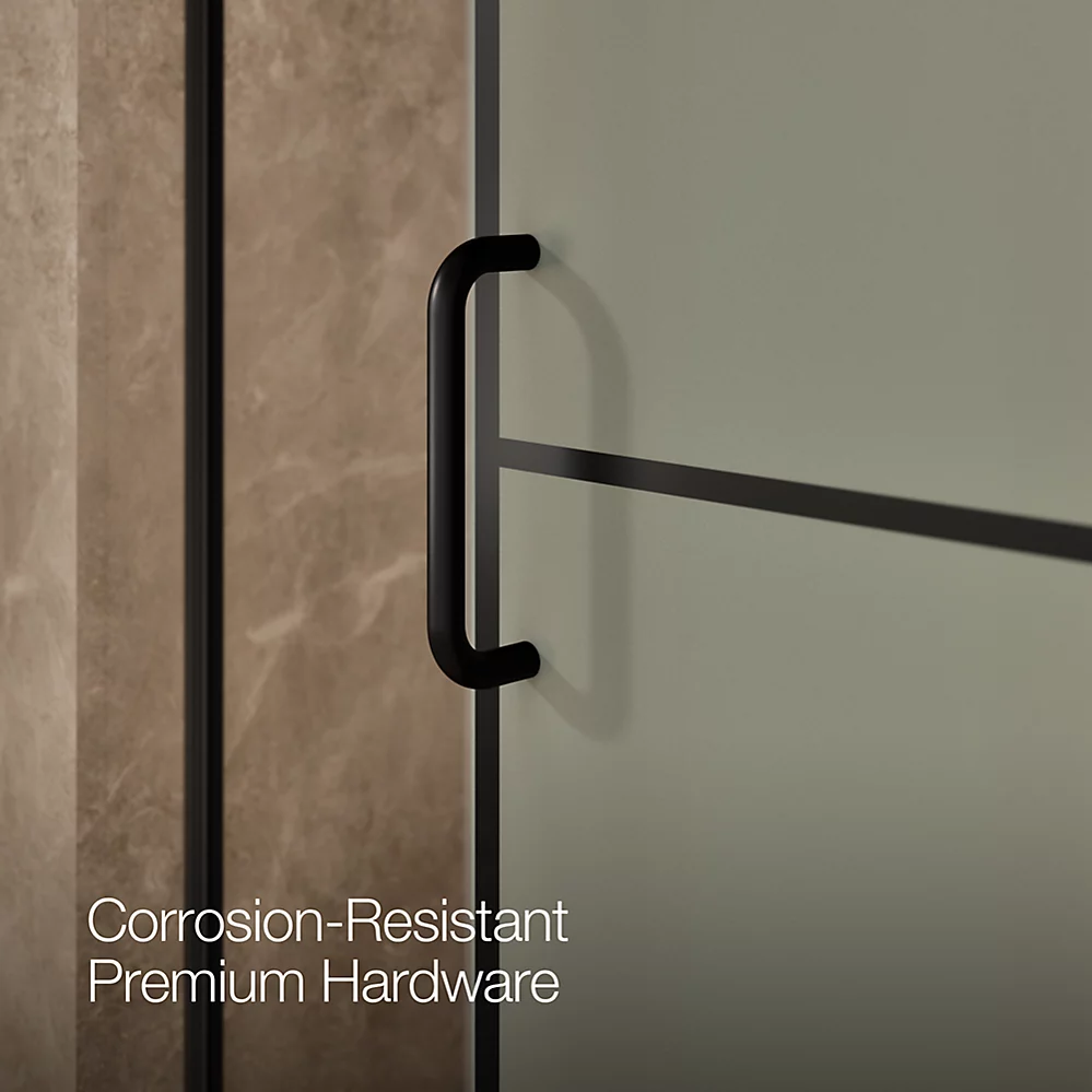 Kohler 707614-8G80-BL Elate 5/16 Shower Door 75 1/2 X 53 5/8