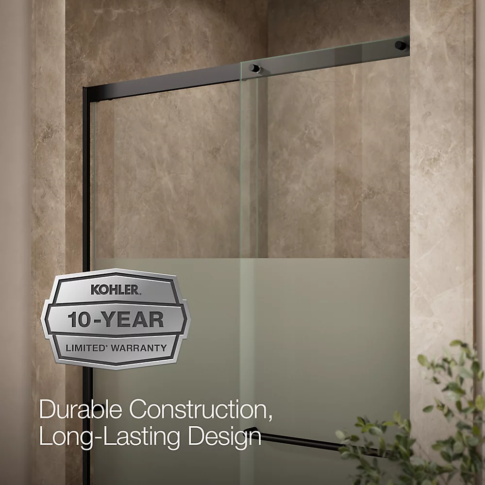 Kohler 707614-8G81-BL Elate 5/16 Shower Door 75 1/2 X 53 5/8