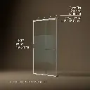 Kohler 707614-8G81-SH Elate 5/16 Shower Door 75 1/2 X 53 5/8