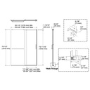 Kohler 707614-8L-BL Elate 5/16 Shower Door 75 1/2 X 53 5/8