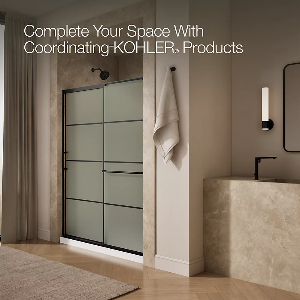 Kohler 707615-8G80-BL Elate 5/16 Shower Door 75 1/2 X 59 5/8