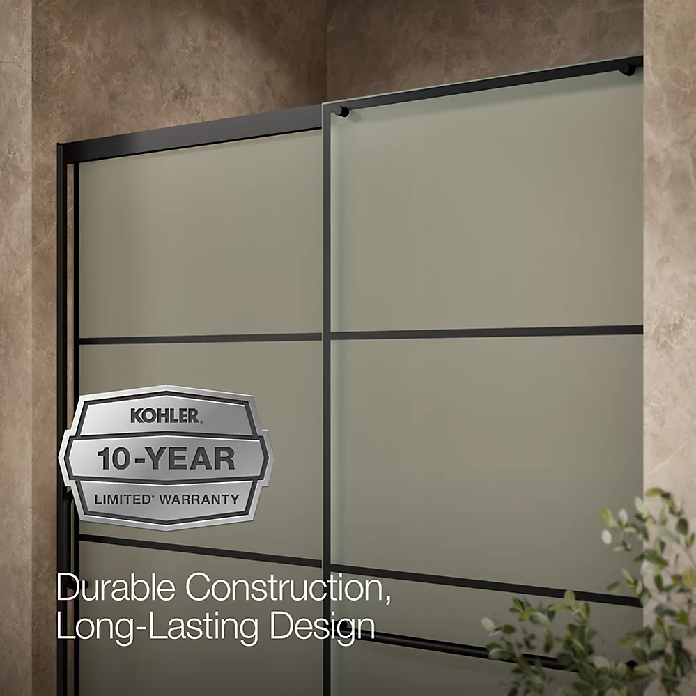 Kohler 707615-8G80-BL Elate 5/16 Shower Door 75 1/2 X 59 5/8