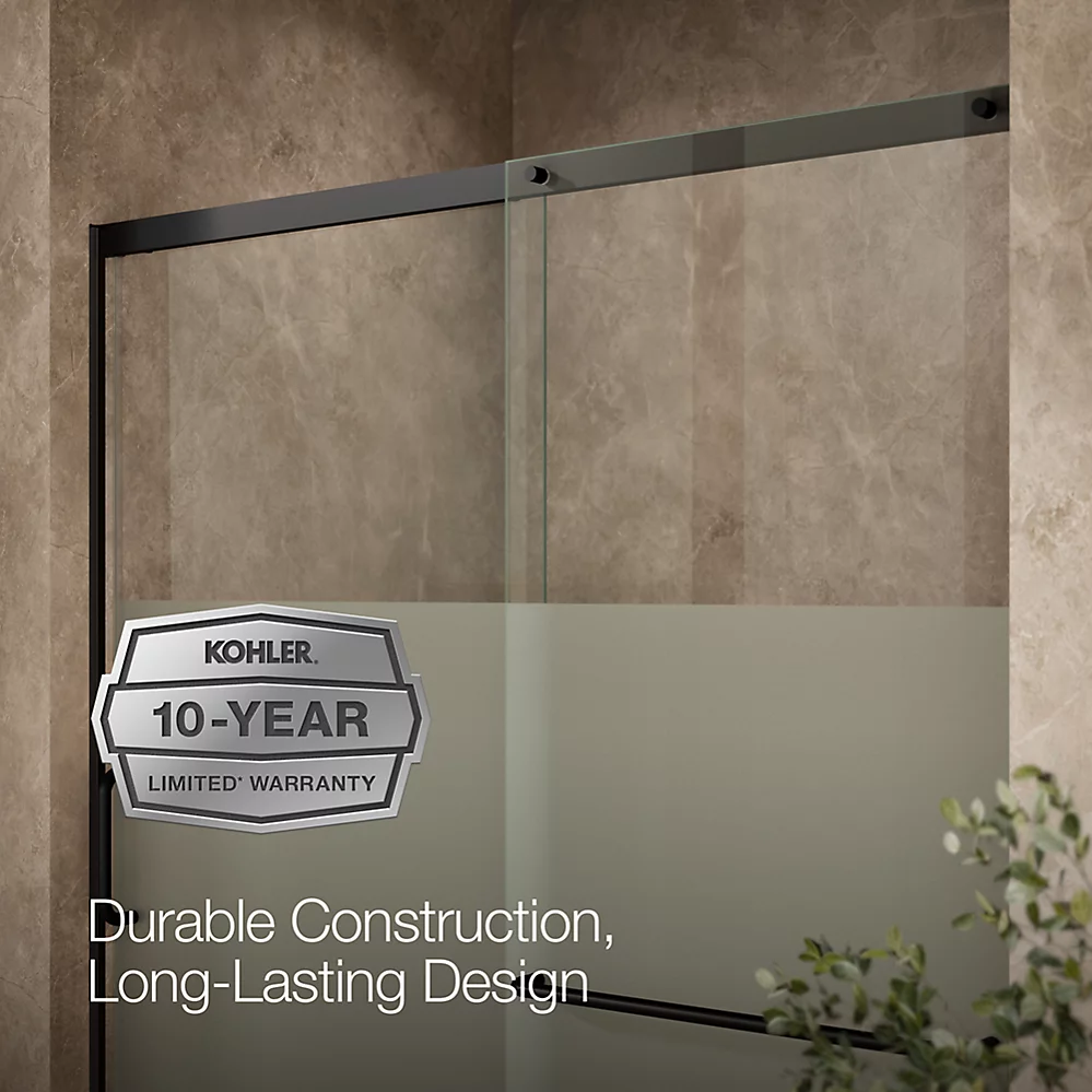 Kohler 707615-8G81-BL Elate 5/16 Shower Door 75 1/2 X 59 5/8