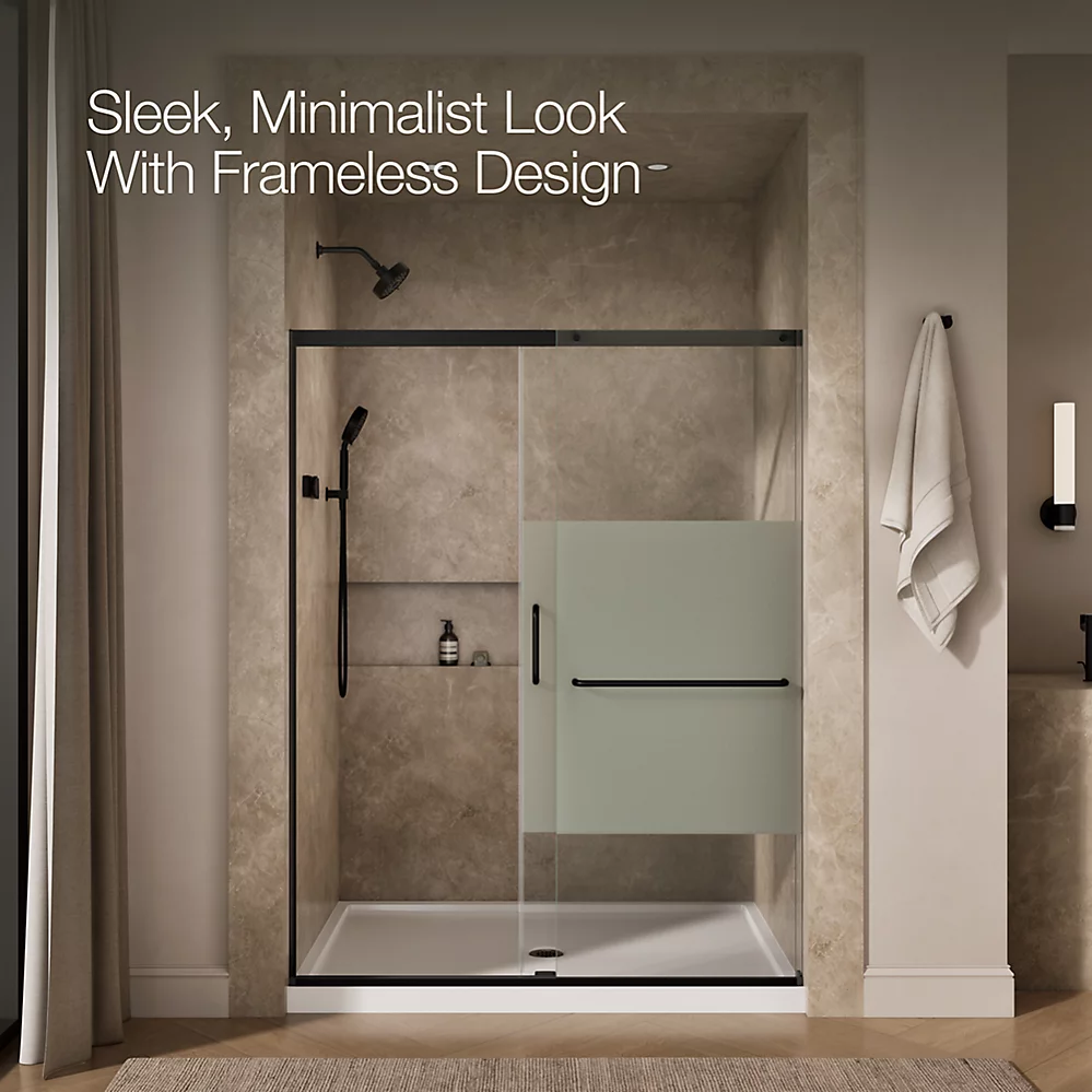 Kohler 707615-8G81-BL Elate 5/16 Shower Door 75 1/2 X 59 5/8