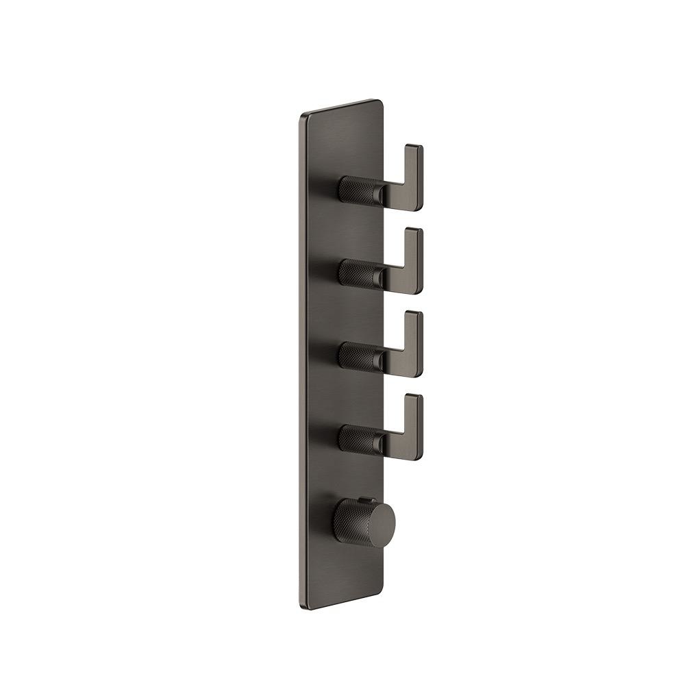 Gessi 58208 Inciso Trim Parts Only External Parts For Thermostatic With 4 Volume Controls 1