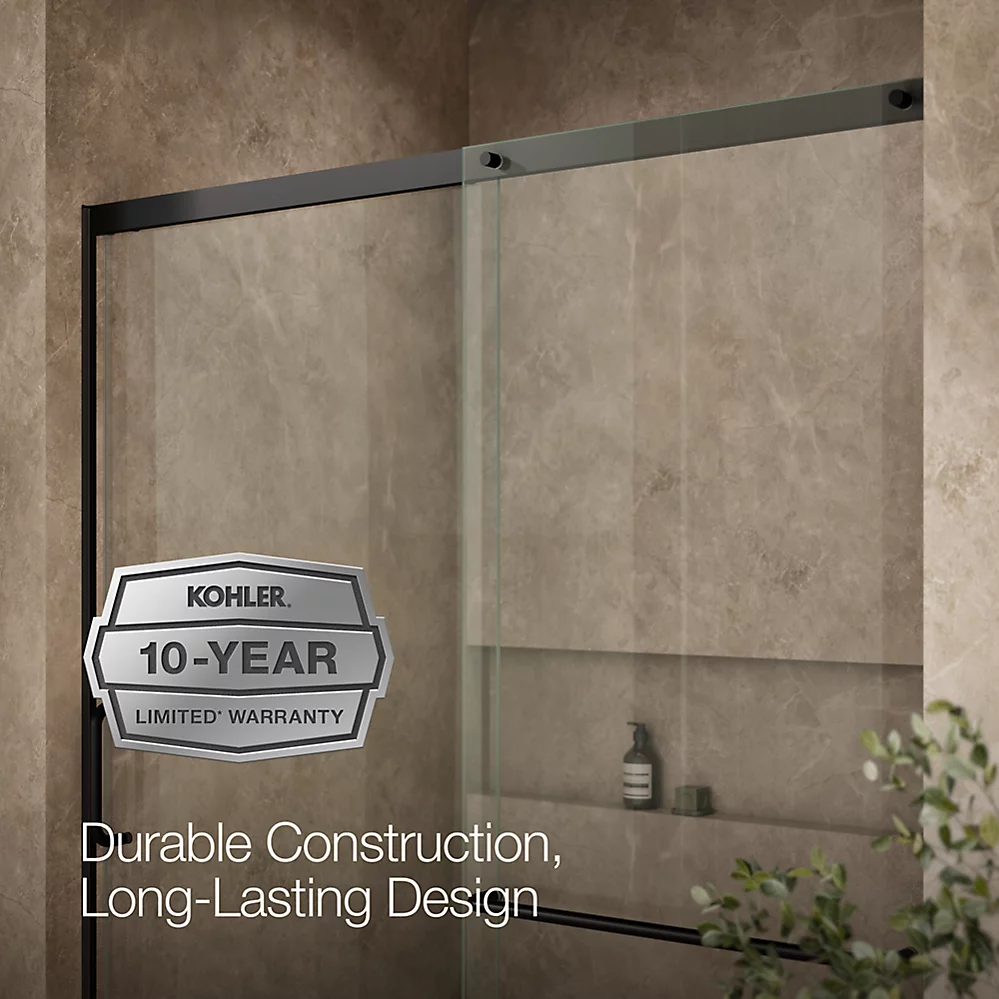 Kohler 707616-8L-BL Elate 5/16 Shower Door 75 1/2 X 65 5/8