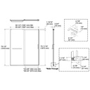 Kohler 707616-8L-SH Elate 5/16 Shower Door 75 1/2 X 65 5/8