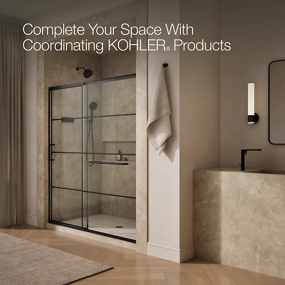 Kohler 707617-8G79-BL Elate 5/16 Shower Door 75 1/2 X 71 5/8