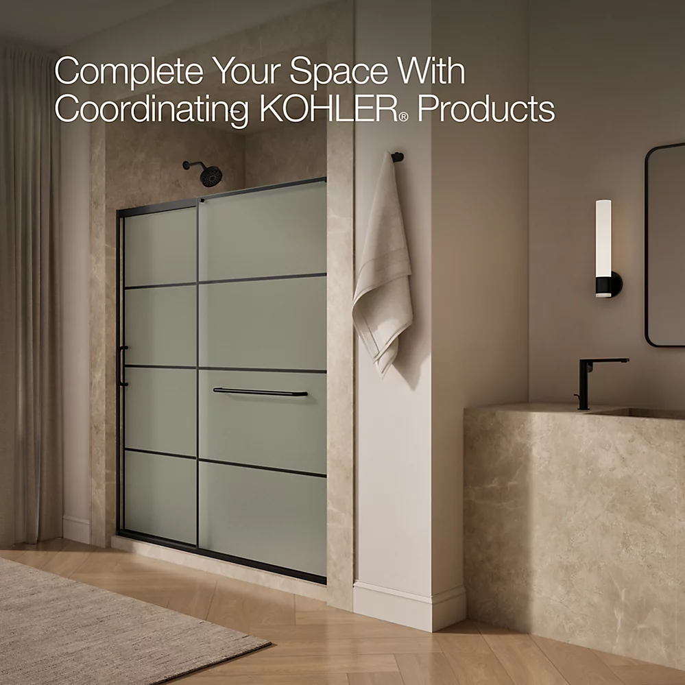 Kohler 707617-8G80-BL Elate 5/16 Shower Door 75 1/2 X 71 5/8