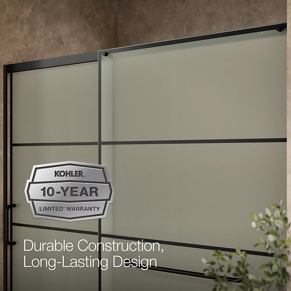 Kohler 707617-8G80-BL Elate 5/16 Shower Door 75 1/2 X 71 5/8