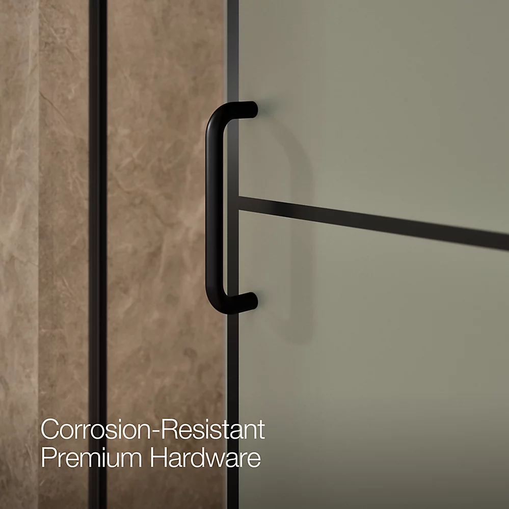 Kohler 707617-8G80-BL Elate 5/16 Shower Door 75 1/2 X 71 5/8