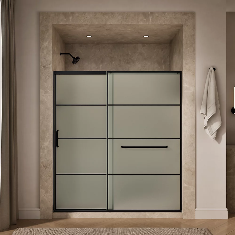 Kohler 707617-8G80-BL Elate 5/16 Shower Door 75 1/2 X 71 5/8