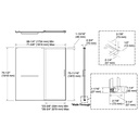 Kohler 707617-8G80-BL Elate 5/16 Shower Door 75 1/2 X 71 5/8