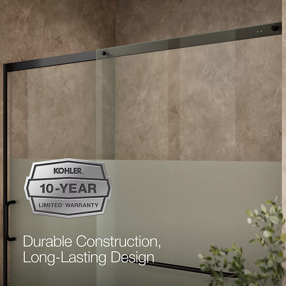 Kohler 707617-8G81-BL Elate 5/16 Shower Door 75 1/2 X 71 5/8