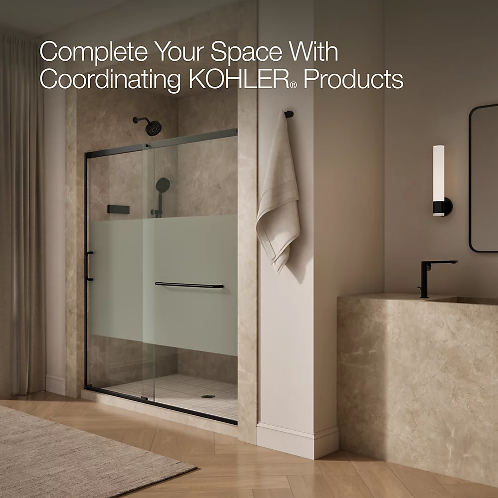 Kohler 707617-8G81-BL Elate 5/16 Shower Door 75 1/2 X 71 5/8