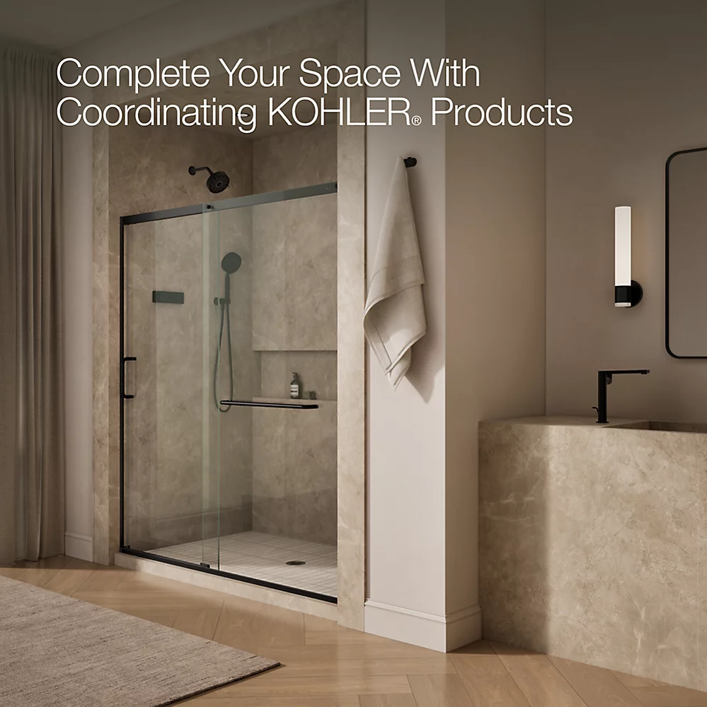 Kohler 707617-8L-BL Elate 5/16 Shower Door 75 1/2 X 71 5/8