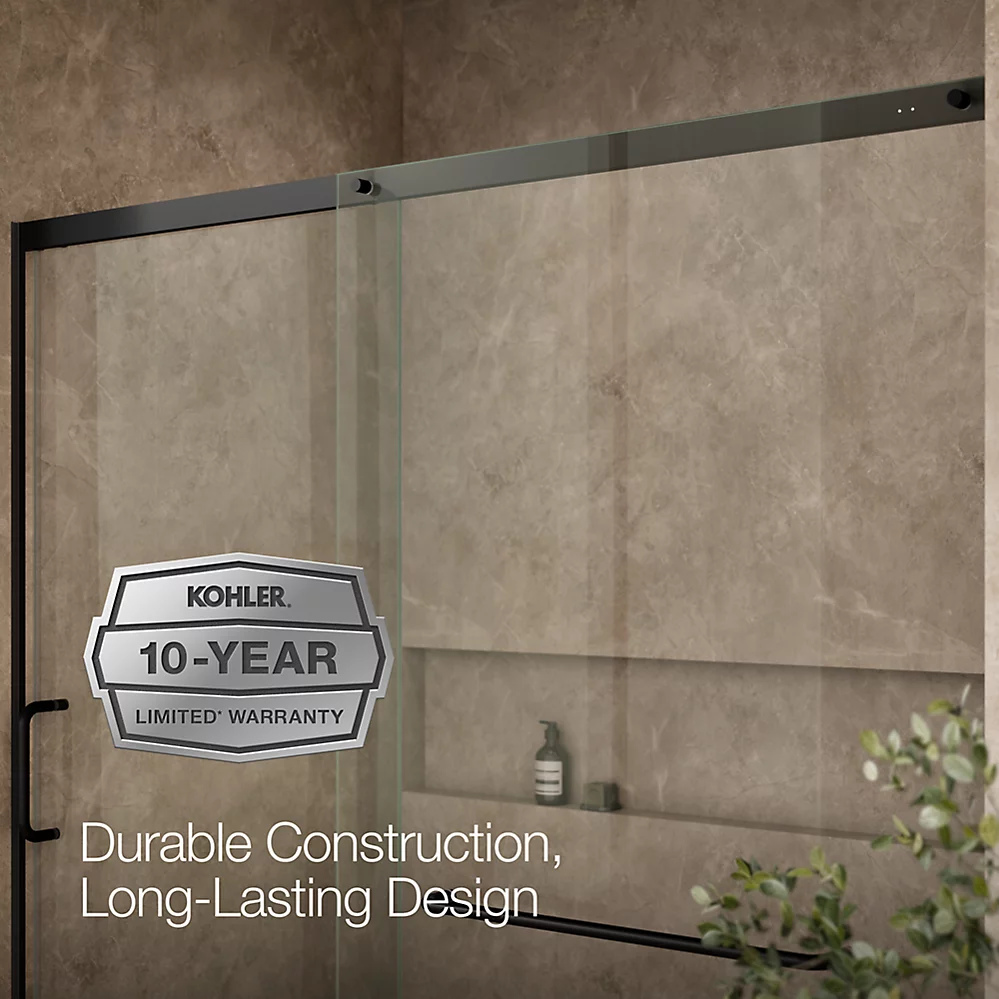 Kohler 707617-8L-BL Elate 5/16 Shower Door 75 1/2 X 71 5/8