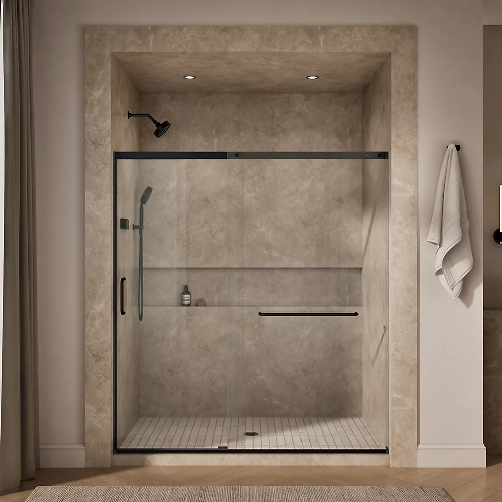 Kohler 707617-8L-BL Elate 5/16 Shower Door 75 1/2 X 71 5/8