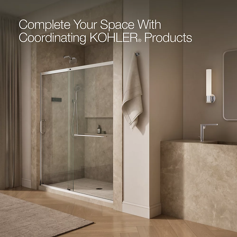 Kohler 707617-8L-SH Elate 5/16 Shower Door 75 1/2 X 71 5/8