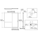 Kohler 707618-8G79-BL Elate 5/16 Bath Door 56 3/4 X 59 5/8