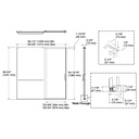 Kohler 707618-8G80-BL Elate 5/16 Bath Door 56 3/4 X 59 5/8