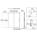 Kohler 709079-10L-2MB Rely 3/8 Shower Door 77X60 Hdl,Sn