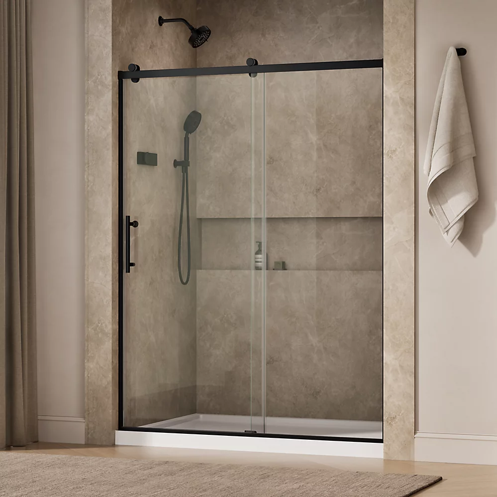 Kohler 709079-10L-BL Rely 3/8 Shower Door 77X60 Hdl,Sn