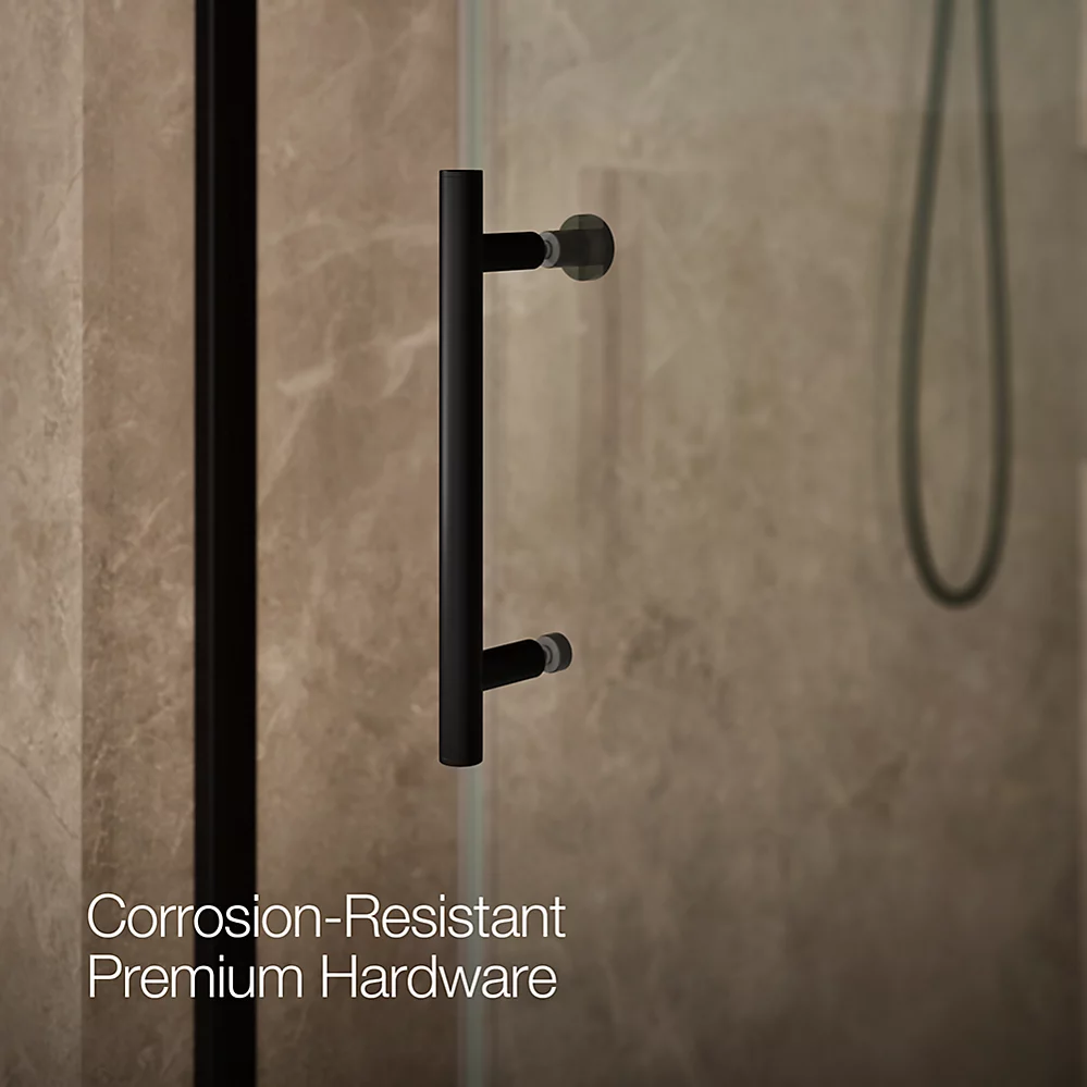 Kohler 709079-10L-BL Rely 3/8 Shower Door 77X60 Hdl,Sn