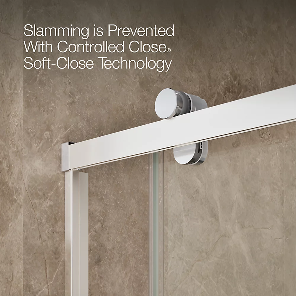 Kohler 709079-10L-SHP Rely 3/8 Shower Door 77X60 Hdl,Sn