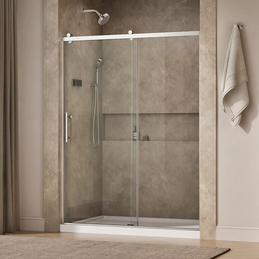 Kohler 709079-10L-SHP Rely 3/8 Shower Door 77X60 Hdl,Sn