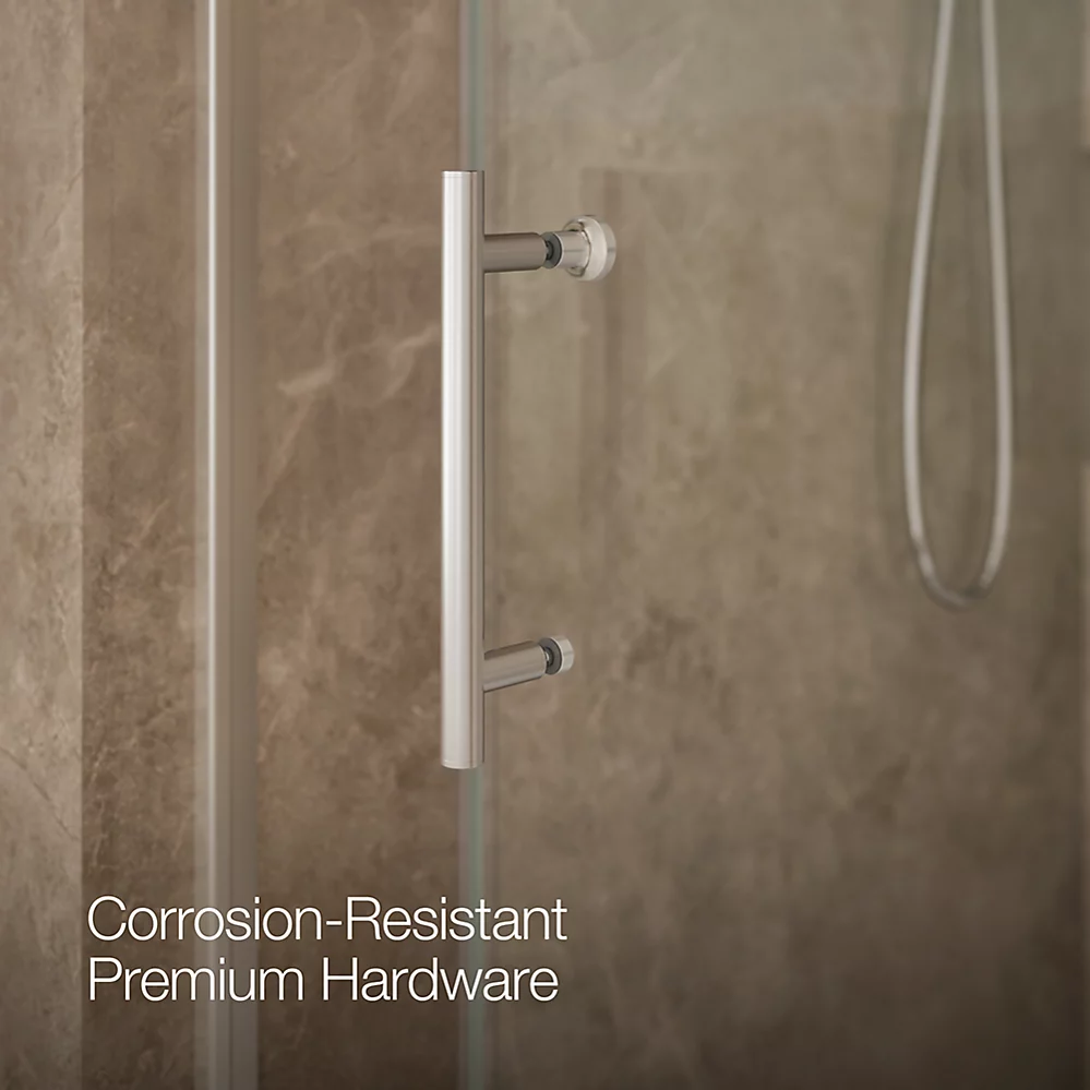 Kohler 709079-10L-SHP Rely 3/8 Shower Door 77X60 Hdl,Sn