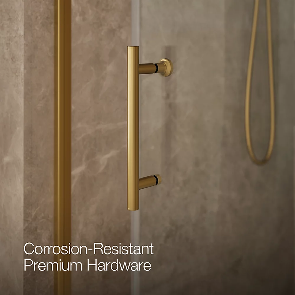 Kohler 709080-10L-2MB Rely 3/8 Shower Door 77X48 Hdl,Sn