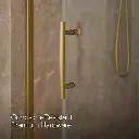 Kohler 709080-10L-2MB Rely 3/8 Shower Door 77X48 Hdl,Sn