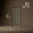 Kohler 709080-10L-BL Rely 3/8 Shower Door 77X48 Hdl,Sn