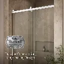 Kohler 709080-10L-SHP Rely 3/8 Shower Door 77X48 Hdl,Sn