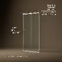 Kohler 709080-10L-SHP Rely 3/8 Shower Door 77X48 Hdl,Sn