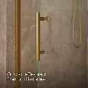 Kohler 709081-10L-2MB Rely 3/8 Shower Door 77X60 Hdl/Tb,Sn