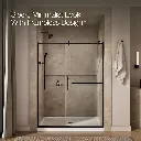 Kohler 709081-10L-BL Rely 3/8 Shower Door 77X60 Hdl/Tb,Sn
