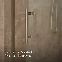 Kohler 709081-10L-BNK Rely 3/8 Shower Door 77X60 Hdl/Tb,Sn