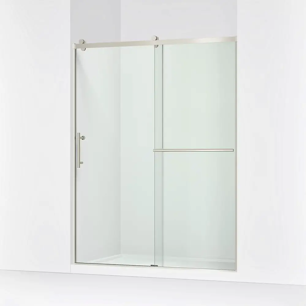 Kohler 709081-10L-BNK Rely 3/8 Shower Door 77X60 Hdl/Tb,Sn