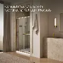 Kohler 709082-10L-2MB Rely 3/8 Shower Door 77X48 Hdl/Tb,Sn