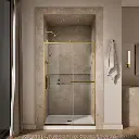 Kohler 709082-10L-2MB Rely 3/8 Shower Door 77X48 Hdl/Tb,Sn