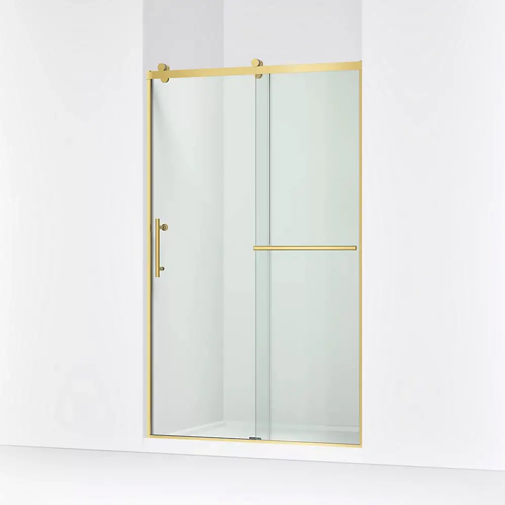 Kohler 709082-10L-2MB Rely 3/8 Shower Door 77X48 Hdl/Tb,Sn