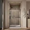 Kohler 709082-10L-BL Rely 3/8 Shower Door 77X48 Hdl/Tb,Sn