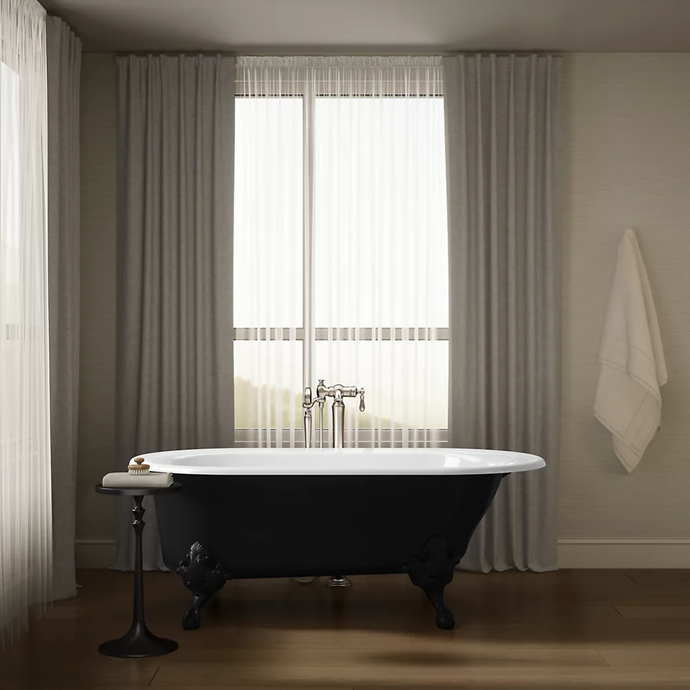 Kohler 710-P5-0 Iron Works Historic Bath Iron Gate Back