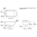 Kohler 710-P5-0 Iron Works Historic Bath Iron Gate Back