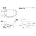 Kohler 710-W-0 Iron Works Historic Bath, White Back